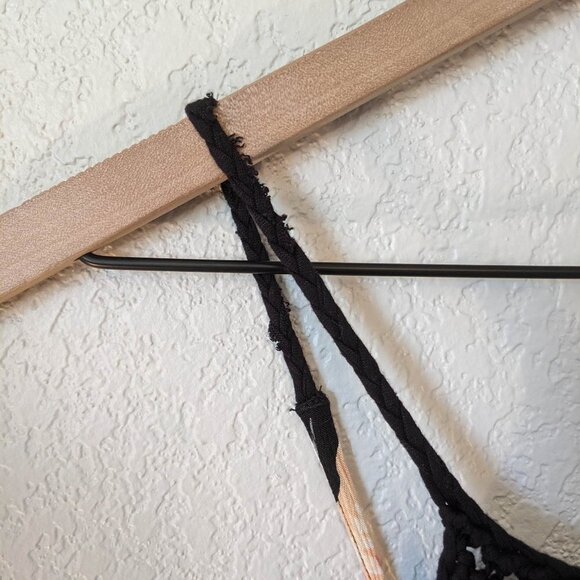 Volcom Black & Tropical Print High Neck Strappy Back Sundress S - Picture 3 of 12